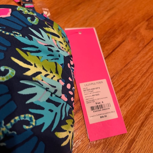 Lilly Pulitzer bikini top swimwear size 6 - Picture 2 of 3